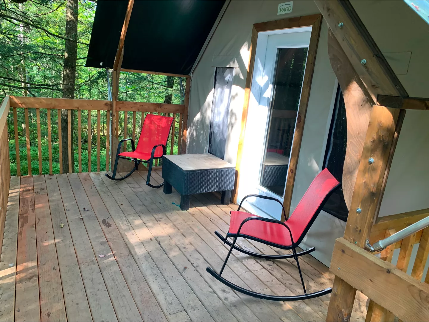 Image 06 - Prêt à camper - Tente dans les arbres - Camping Lac Magog